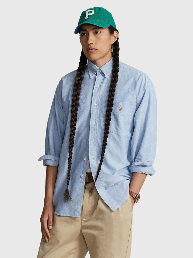 Light blue cotton shirt brand POLO RALPH LAUREN 