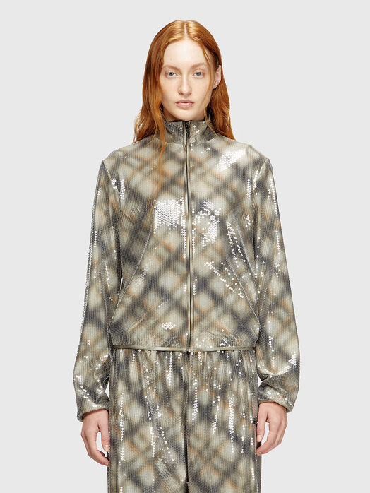 F-EREQUINS sweatshirt with sequins