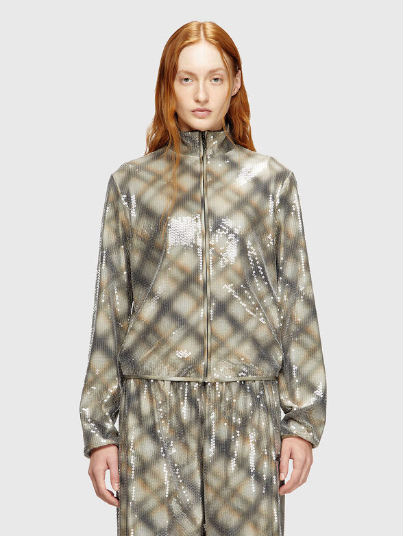 F-EREQUINS sweatshirt with sequins - 1