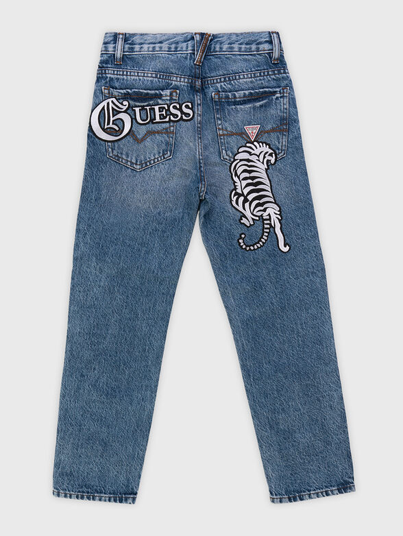 Jeans with accent  patches - 2