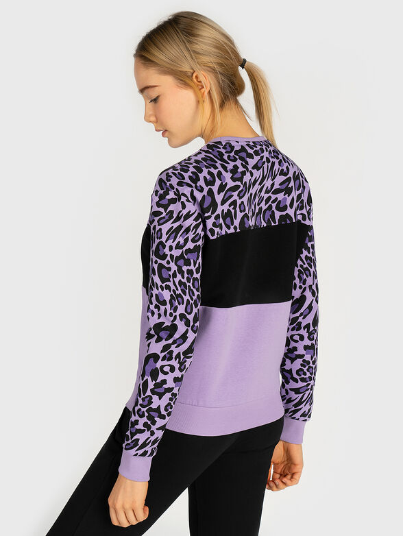 LEAH Cotton sweatshirt with animal print - 3
