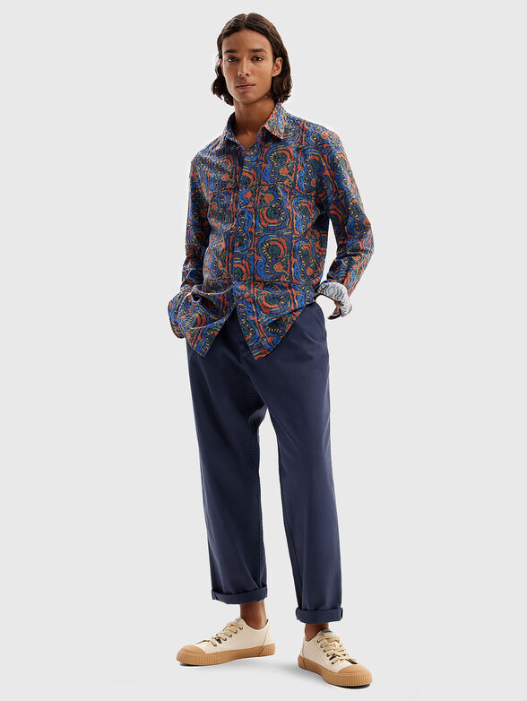 Shirt with multicolour design - 1