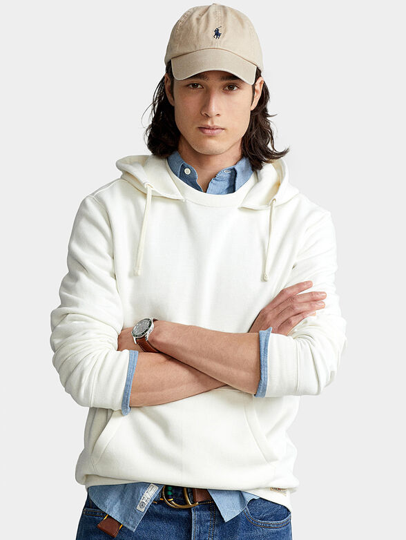 Sweatshirt with hood and pockets - 1