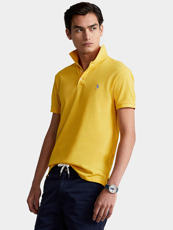 Polo shirt in yellow color - 1