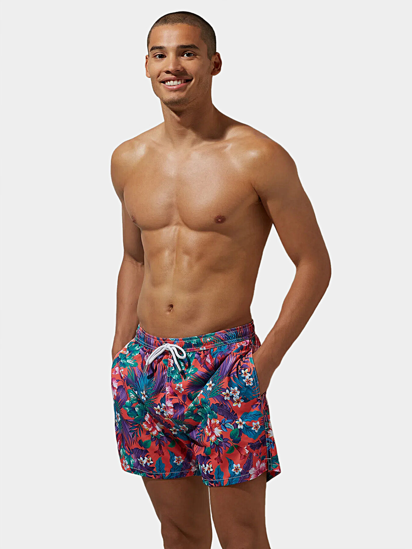 Tropical escape swim shorts cheap