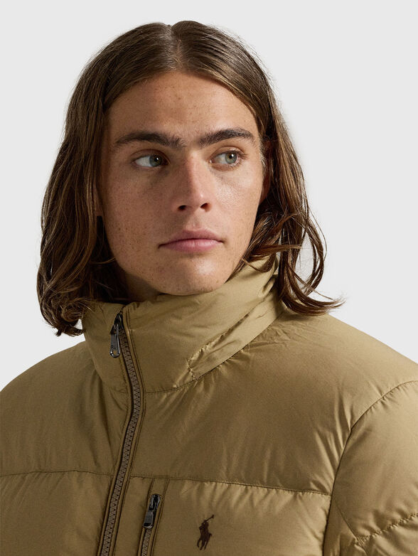 Padded jacket in beige  - 4