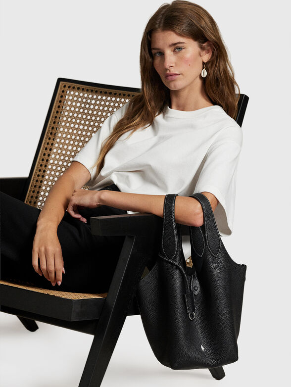 Black leather bag - 2