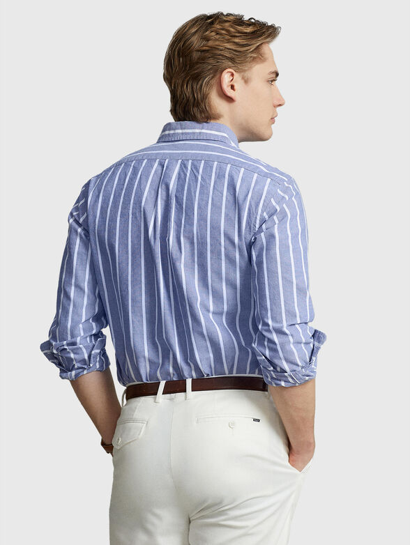 Blue striped shirt  - 3