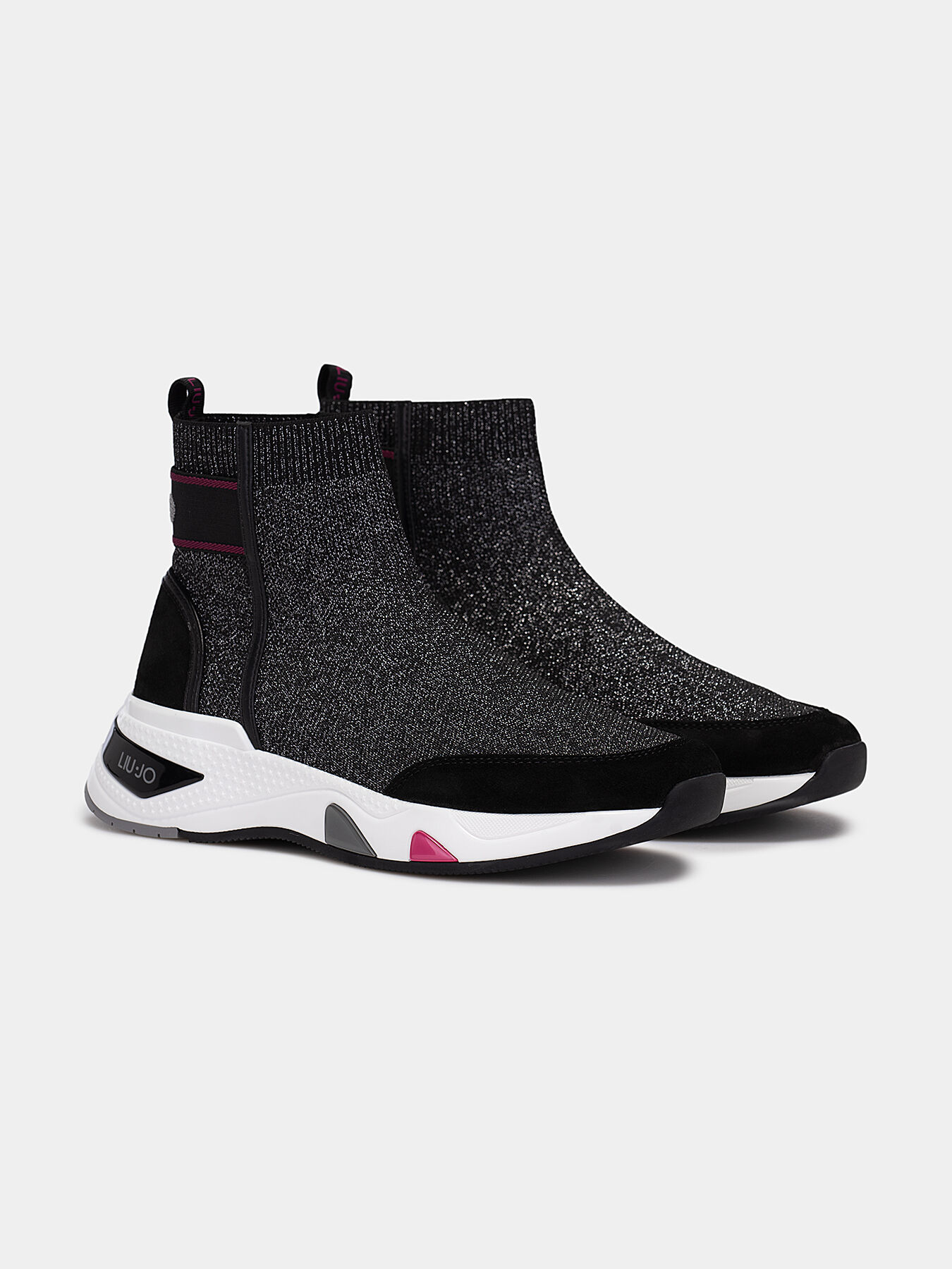 Slip on boots with logo inscription brand LIU JO Globalbrandsstore en