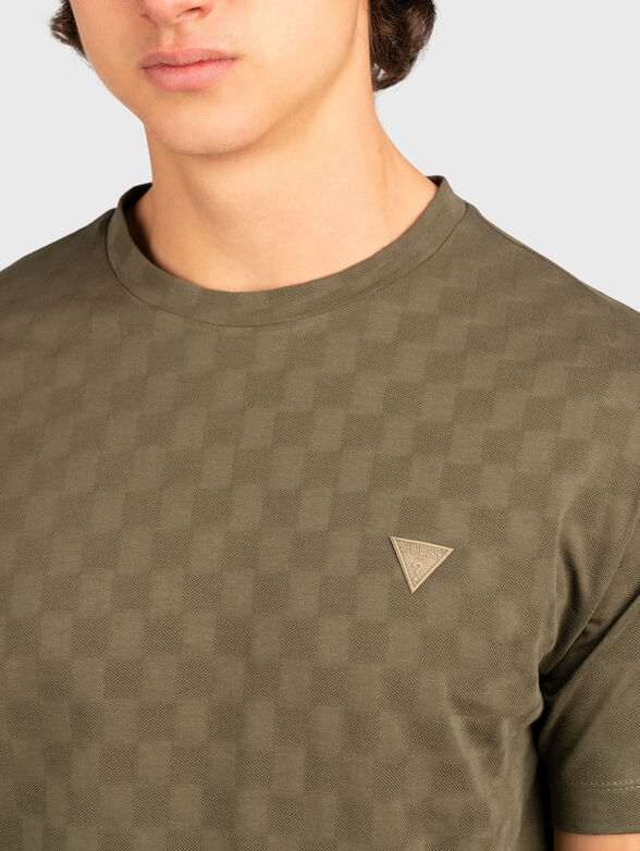 Round neck cotton T-shirt - 4