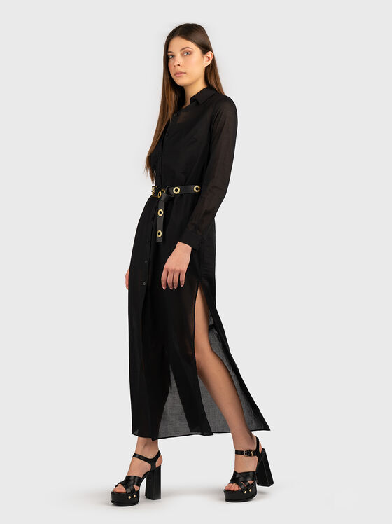 Maxi dress with slit - 1