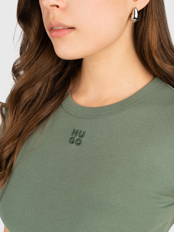 Short T-shirt with logo - 4