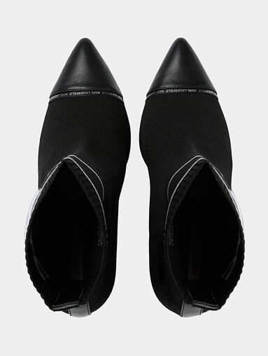 PANDARA ankle boots with embroidered logo - 4