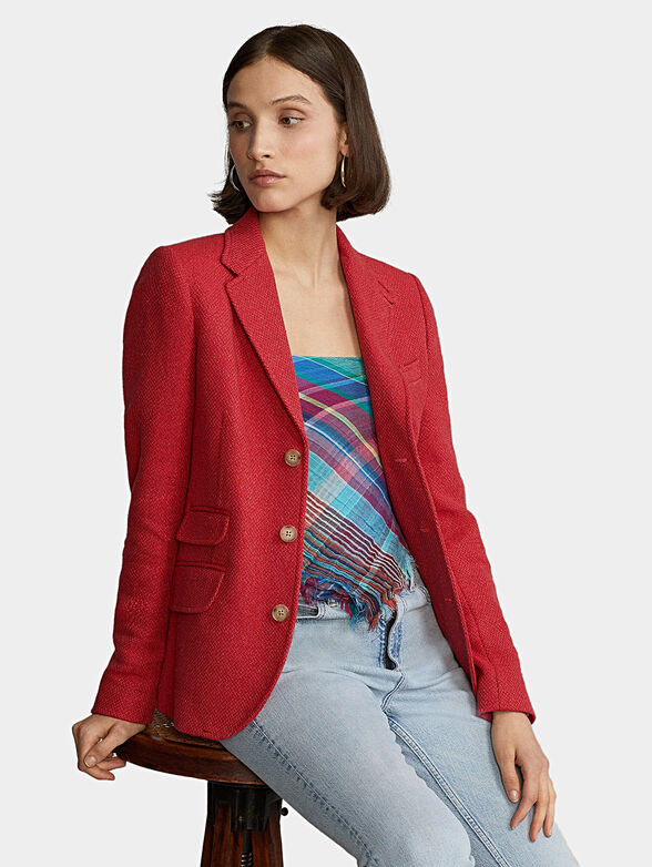 Red blazer - 4