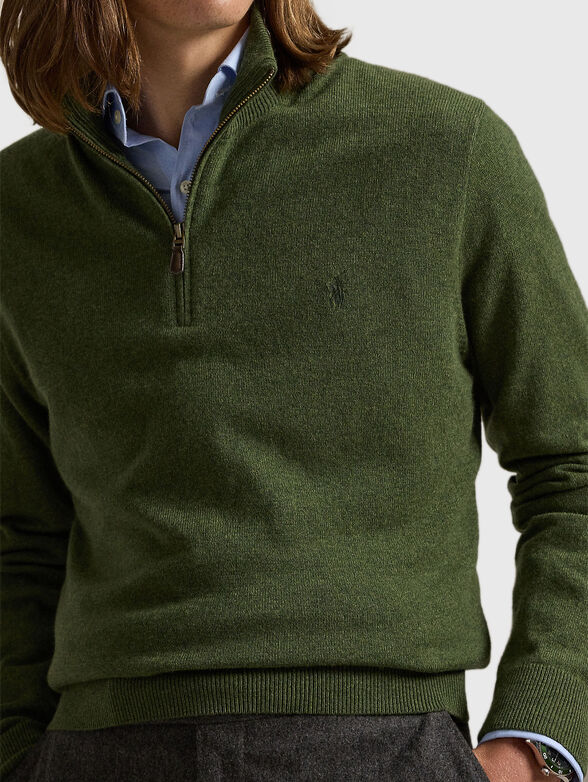 Logo wool sweater - 4