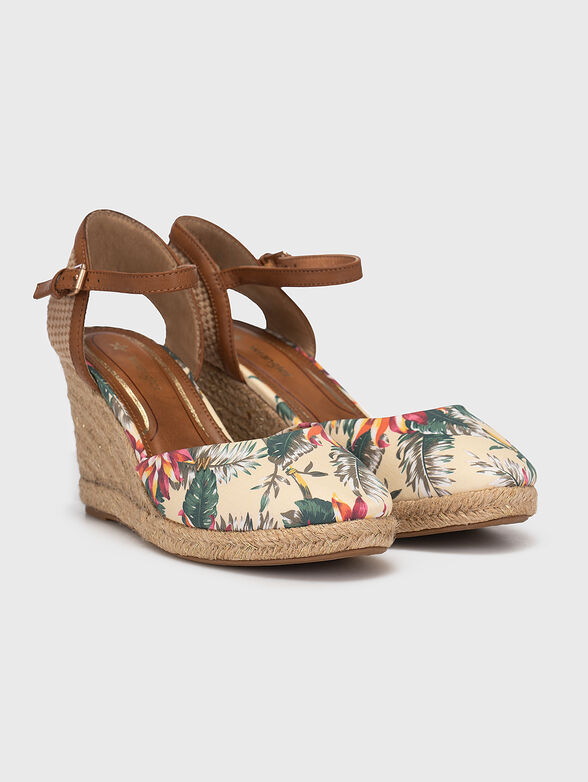 BRAVA platform espadrilles with floral print - 1