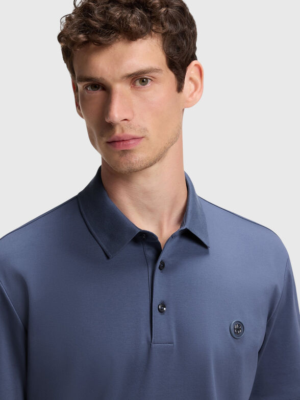 Blue polo-shirt - 4