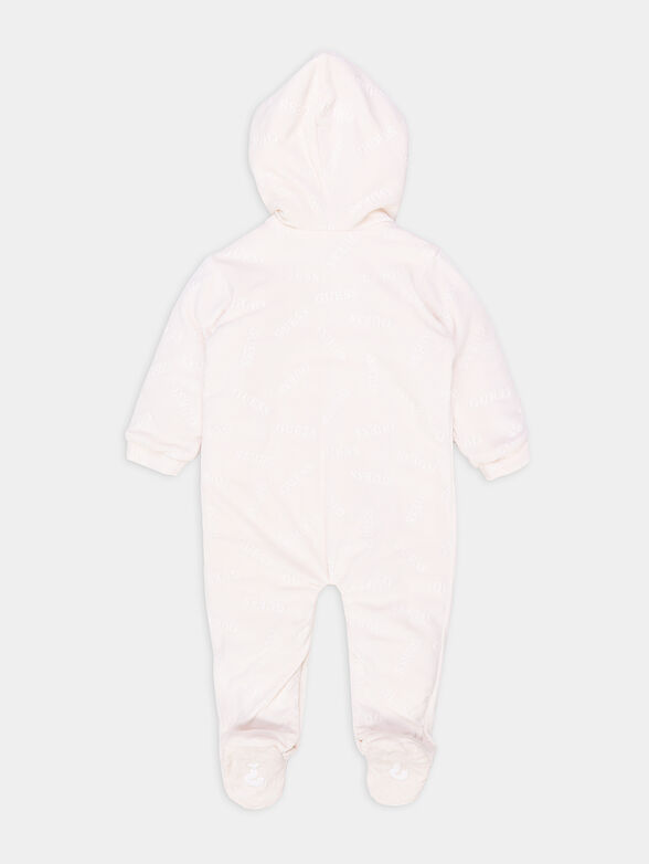 Overalls in blue color with zip - 2
