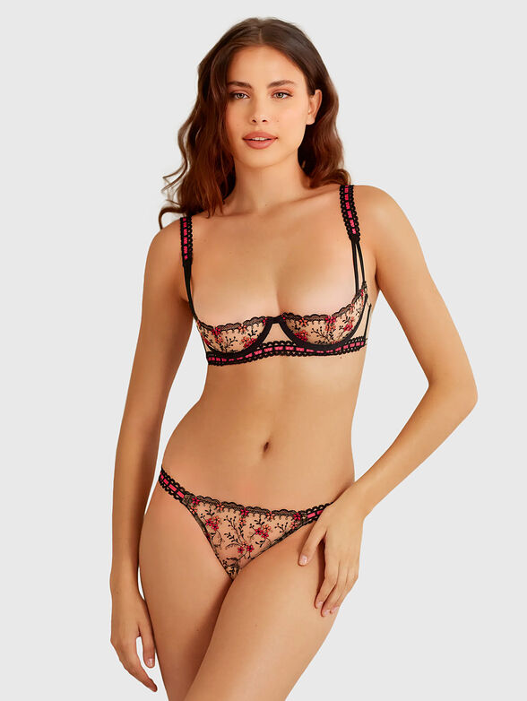 ADHARA bra with floral details - 2