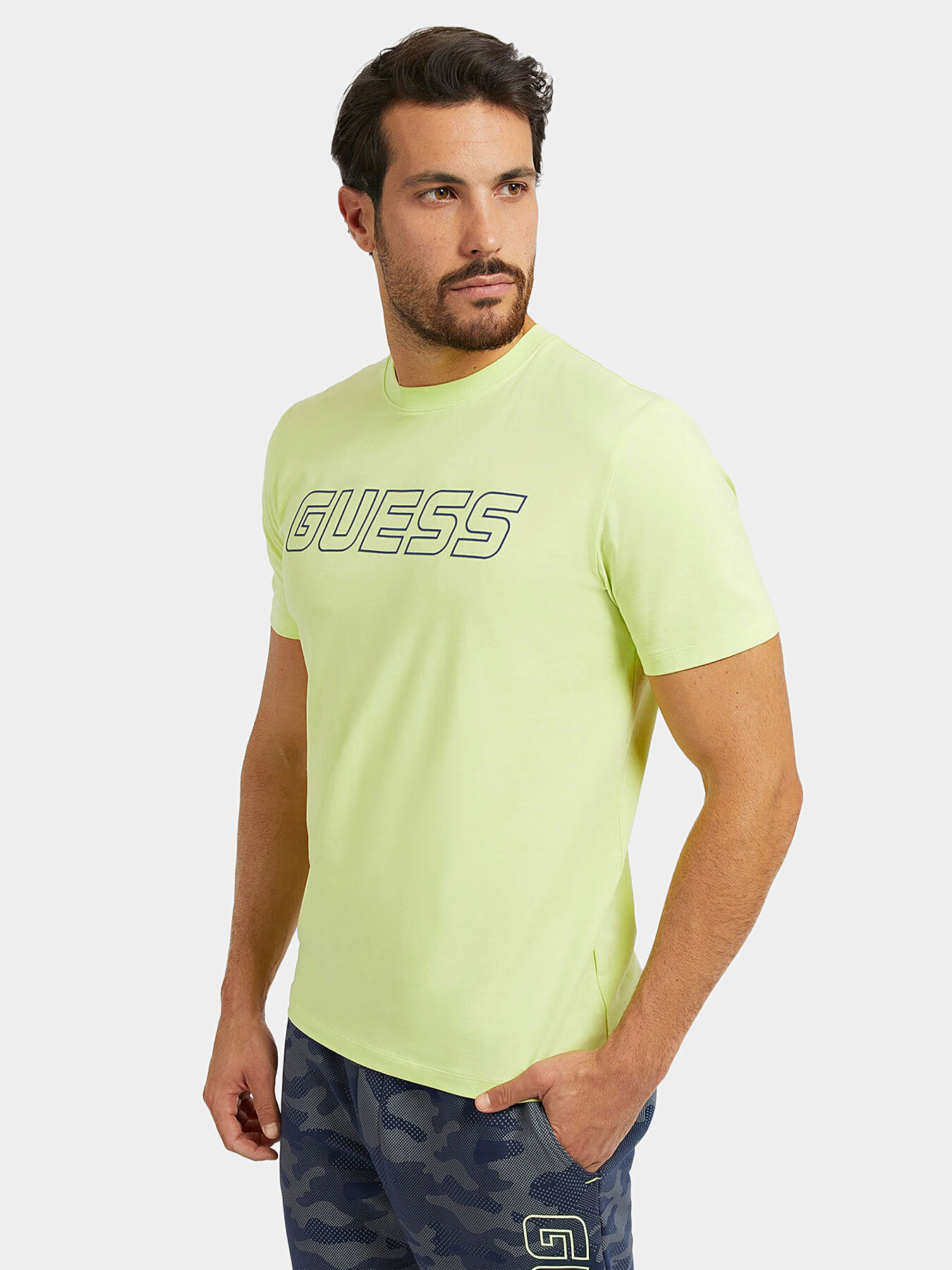 yellow guess top