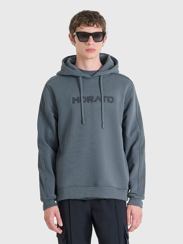 Cotton sweatshirt with logo - 1