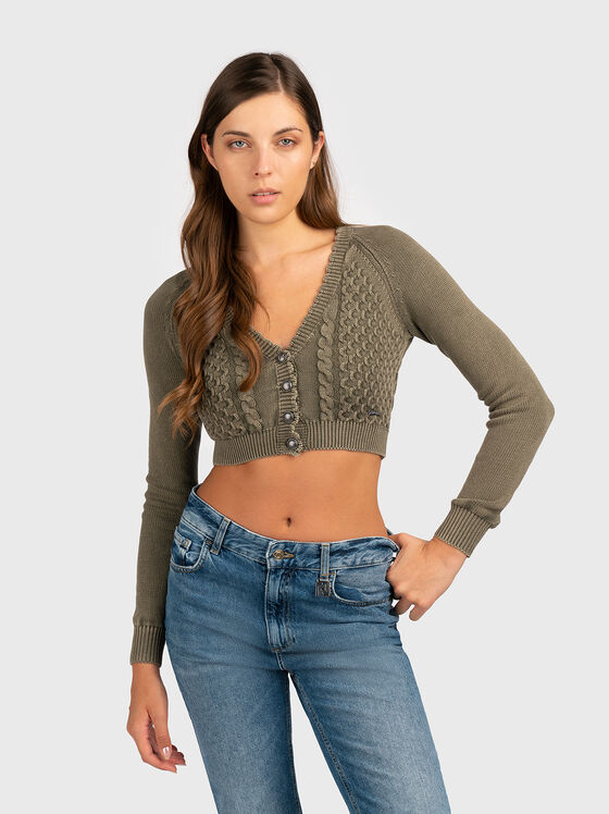 YASMIN cropped vest - 1