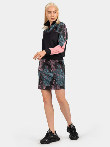 DES AOP galaxy print skirt - 5