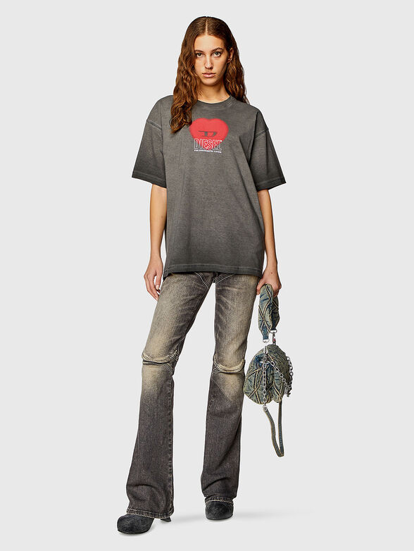 CHARM-D denim bag with accent logo - 2