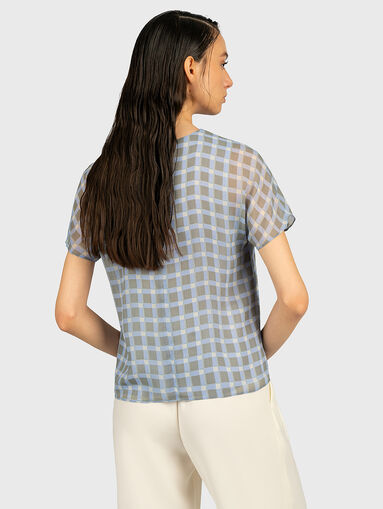 Checkered blouse - 3