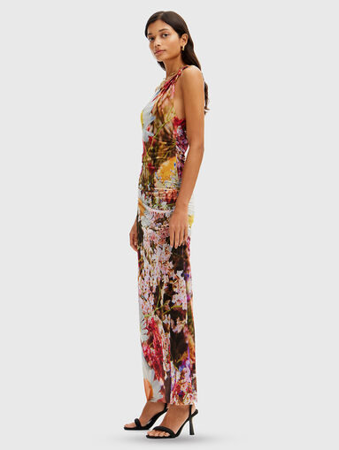 Dress with realistic floral pattern - 5