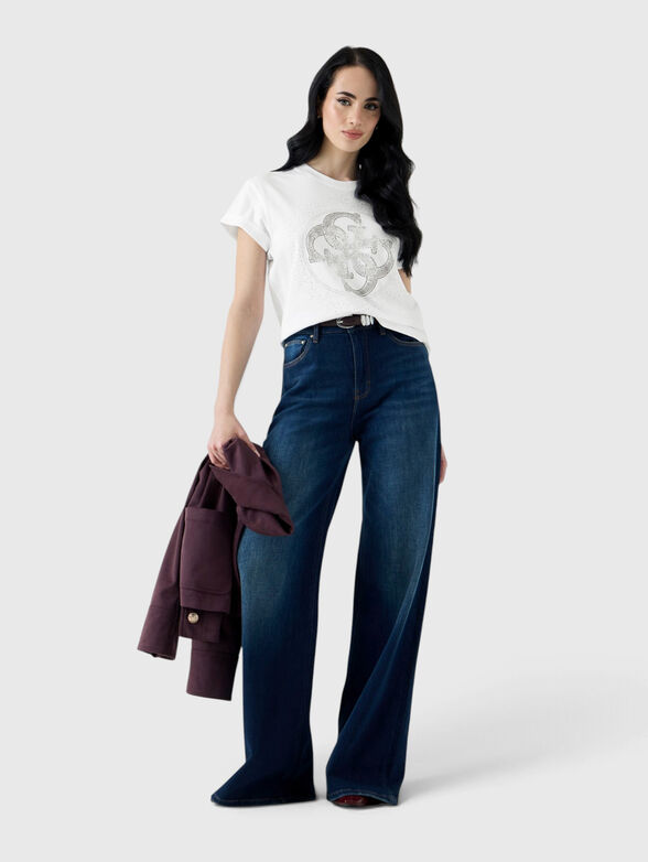 T-shirt with appliqu&eacute;s rhinestone - 2