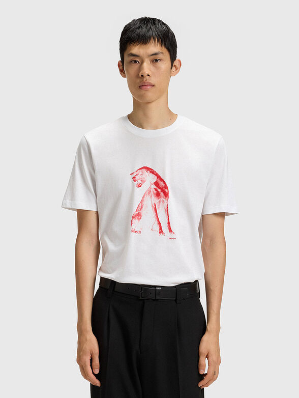 Cotton printed T-shirt - 1