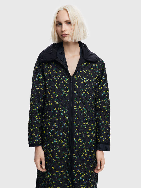 Double faced coat with quilted effect - 4