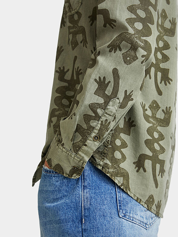 XAVIER shirt with animal accents - 3
