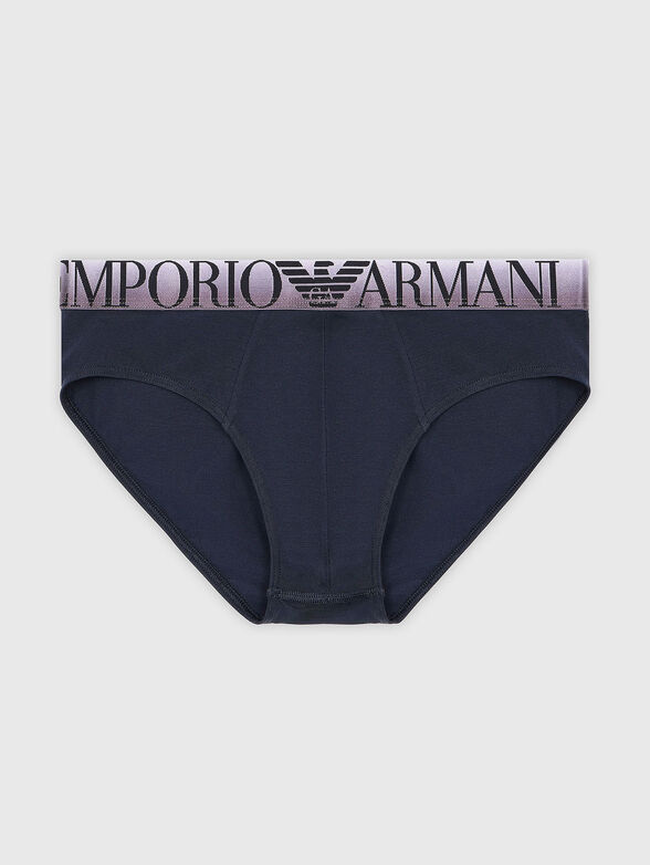 Logo cotton briefs - 3