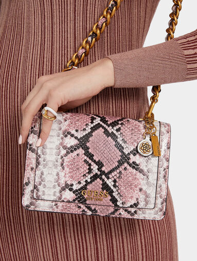 ABEY crossbody bag with snake texture - 3