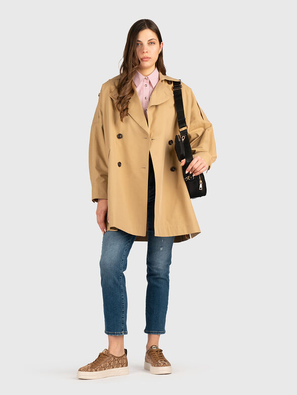 Trench with double-breasted fastening - 2