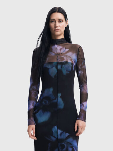 Slim floral dress - 3