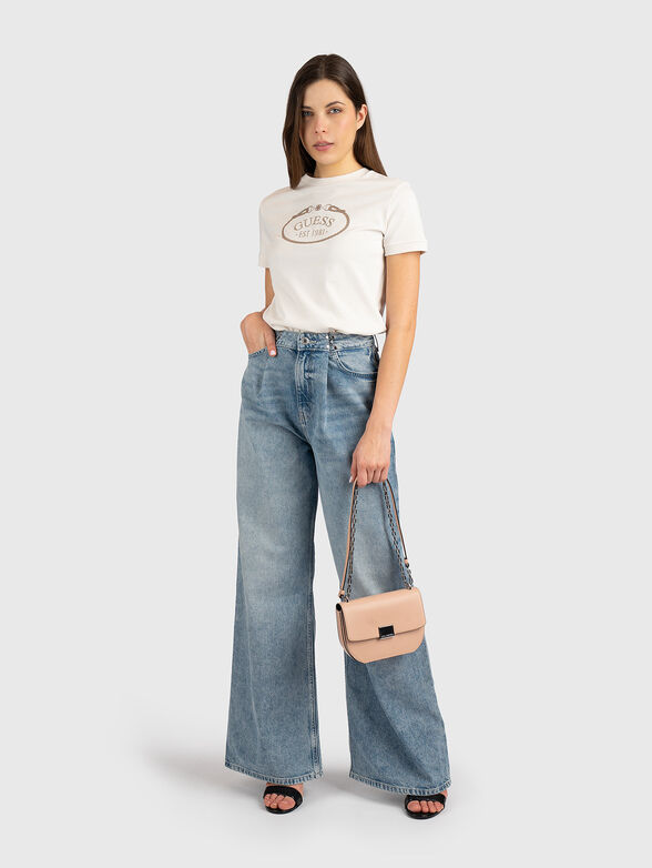 Cotton T-shirt with front logo - 1