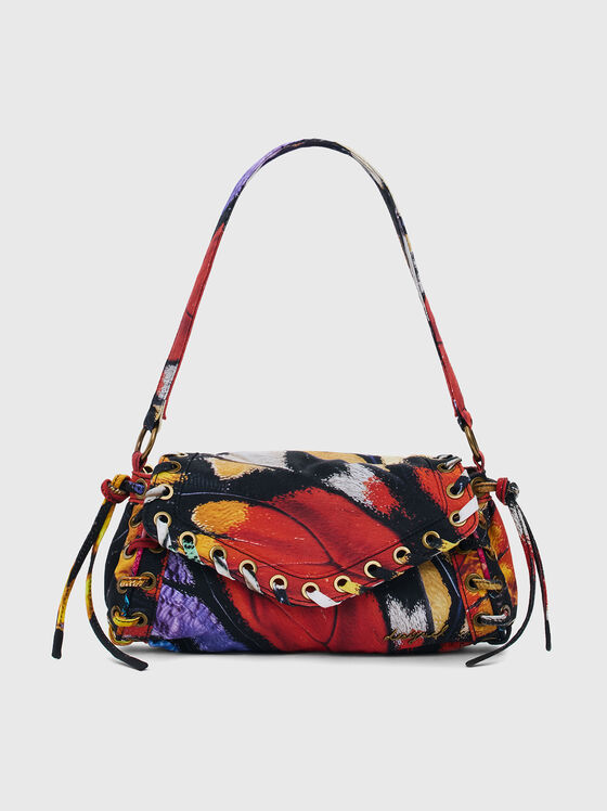 Denim bag with accent print - 1