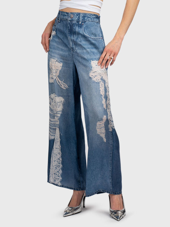 Панталон с принт - 1