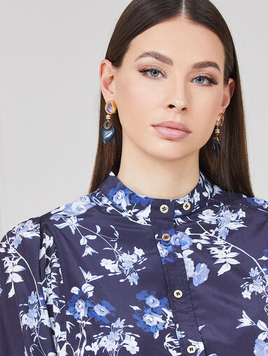 YVONNE shirt with floral print - 4