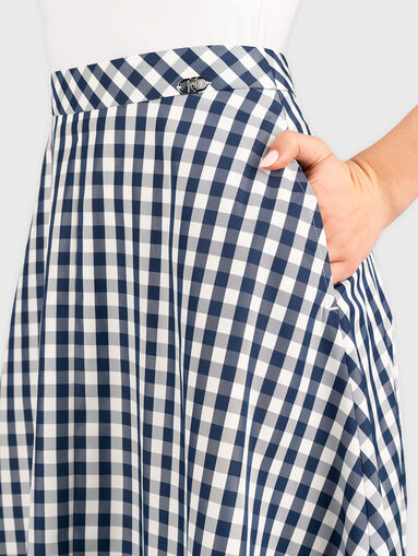 Checked midi skirt - 4