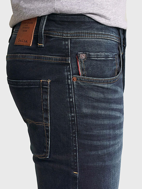 CLASH Skinny jeans with vintage effect - 5