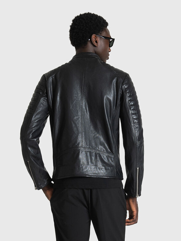Black leather jacket  - 3