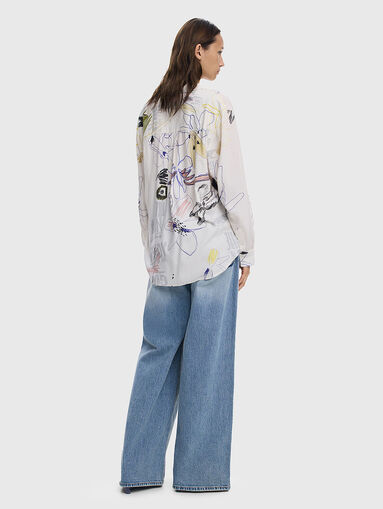 Oversized printed shirt - 3