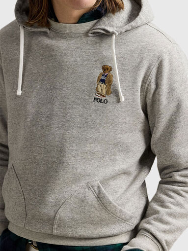 Polo Bear fleece hoodie - 4