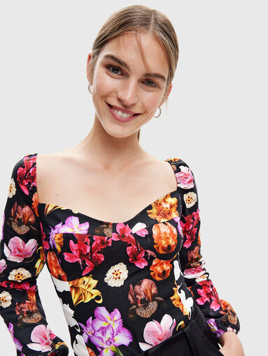 VENEZE-LACROIX body with floral print - 4
