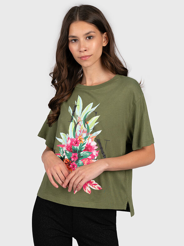 GABRIELLA Tee with floral print - 1