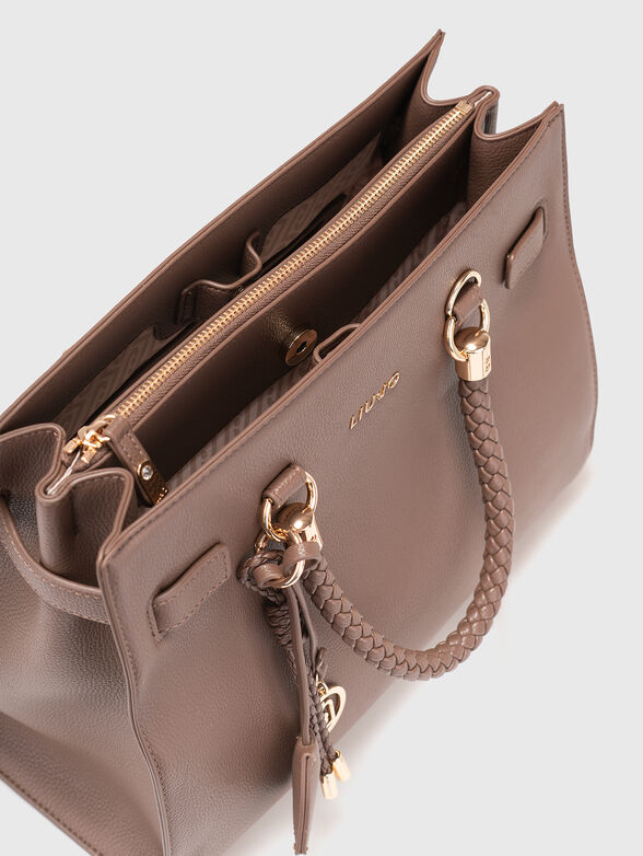 Brown eco leather bag - 6